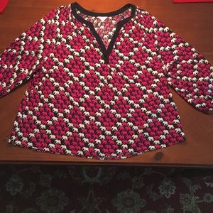 Crown and Ivy elephant blouse